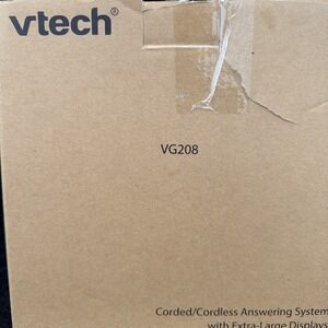 VTech‎ VG208 DECT 6.0 Corded/Cordless Phone with Answering Machine